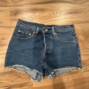 Levi's Classic Blue Jean Shorts